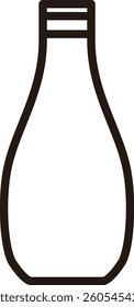 Simple illustration of a bottle