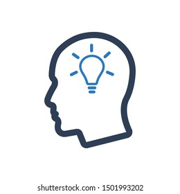 Simple Illustration of Brainstorm Icon