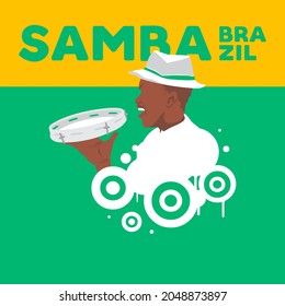 Simple Illustration Of Brazilian Samba.