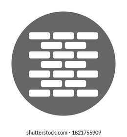 Ilustración simple de la pared de ladrillo al estilo de diseño moderno