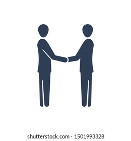 Simple Illustration of Business partnership Icon