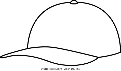 Simple illustration of a cap