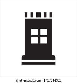 simple illustration castle, Palace icon an editable logo design.