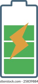A simple illustration of a charging symbol