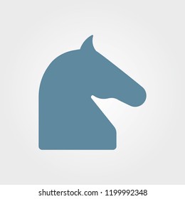 Simple illustration of a chess icon