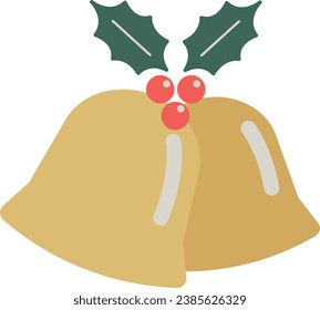 Simple illustration of Christmas bell