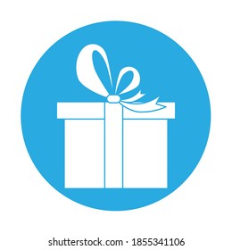 Einfache Illustration der Weihnachtsgeschenkbox für Weihnachtsfeiertage