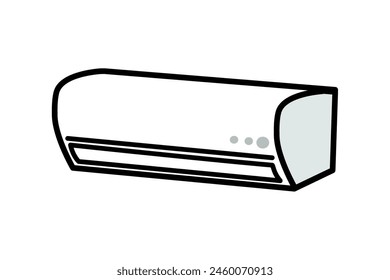 A simple illustration of a clean air conditioner.