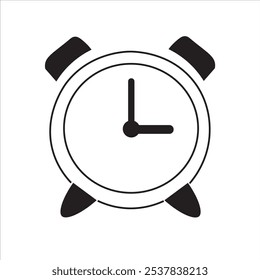 simple illustration clock vector design