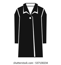 Simple illustration of coat vector icon for web