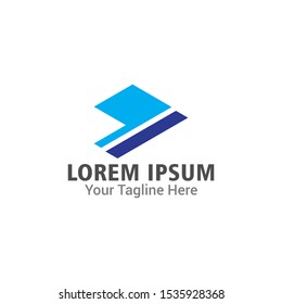 
Simple illustration color logo abstrack