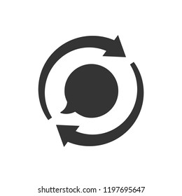 Simple Illustration of A Communication Icon