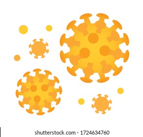 A simple illustration of the coronavirus