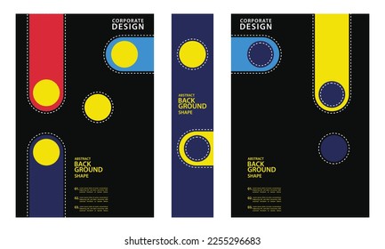 Einfache Illustration Corporate Report Hintergrundvorlage. Mit einem einfachen Design. Ideal für Vorlagen, Promotion, Moderne, Corporate, Hintergrund, Poster, Flyer, Banner, etc.