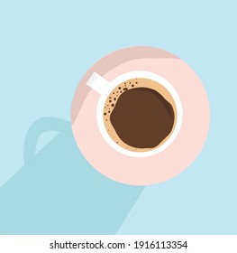 Simple Illustration of a cup of coffee