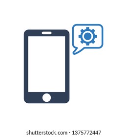 Simple Illustration of Customer Service Icon