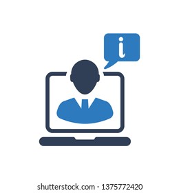 Simple Illustration of Customer Support Icon