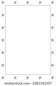 Simple illustration of cute grapes