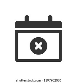 Simple illustration of a deadline icon