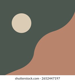Simple Illustration Design Abstract Background With Circles On It