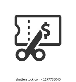 Simple illustration of a discount Icon