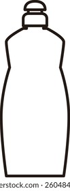 Simple illustration of dishwashing detergent