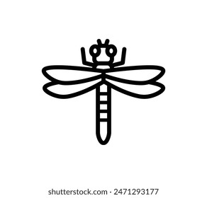 A simple illustration of a dragonfly