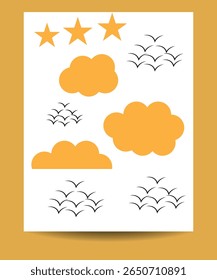 SIMPLE ILLUSTRATION DRAWIGN ART. they're free of implied meaning, we can enjoy them simply as compositions of light, color, texture, and movement. 