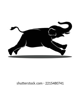 Simple Illustration Of An Elephant Perfect For Your Brand Logo