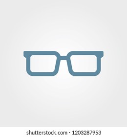 Simple Illustration Of A Eyeglass icon