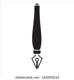 einfache Illustration eines Vektorillustration-Stift-Symboldesigns