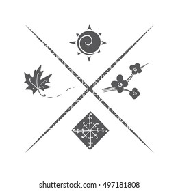 Simple Illustration Four Weather