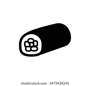 A simple illustration of a futomaki roll.