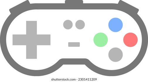 A simple illustration of a game controller