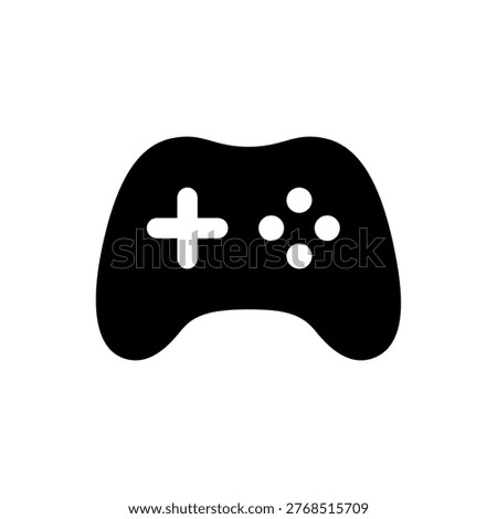 A simple illustration of a gaming controller.