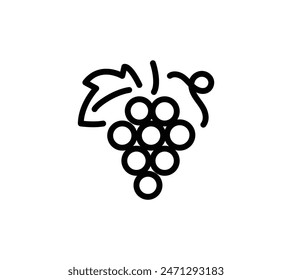 A simple illustration of grapes