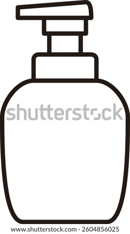 Simple illustration of hand soap