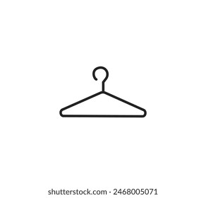 Una simple ilustración de una percha.
