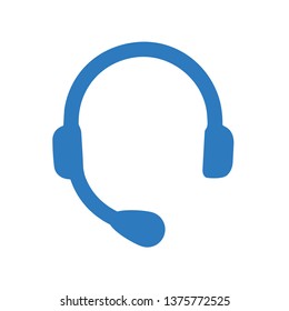 Simple Illustration of Headset /Headphone Icon