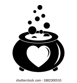 Simple illustration of heart icon for St. Valentines Day