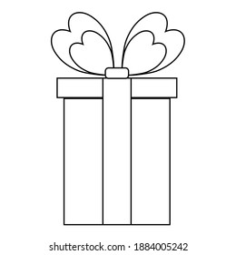 Simple illustration of heart icon for St. Valentines Day