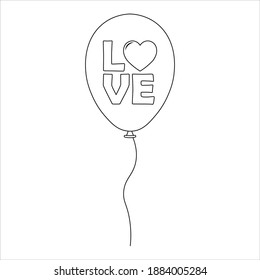 Simple ilustración del icono del corazón para el Día de San Valentín