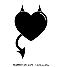Simple illustration of heart icon for St. Valentines Day