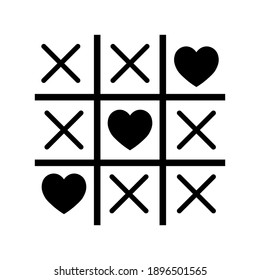 Simple illustration of heart icon for St. Valentines Day