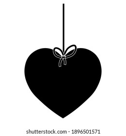 Simple illustration of heart icon for St. Valentines Day