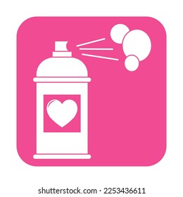 Simple ilustración del icono del corazón para el Día de San Valentín