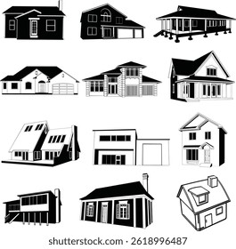 Simple Illustration of House and Building 3