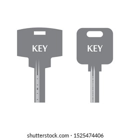 
simple illustration of a house key