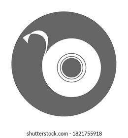 Simple illustration of insulating tape Concept of work tools