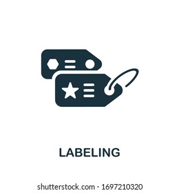 Simple illustration. Labeling icon for web design, templates, infographics and more 